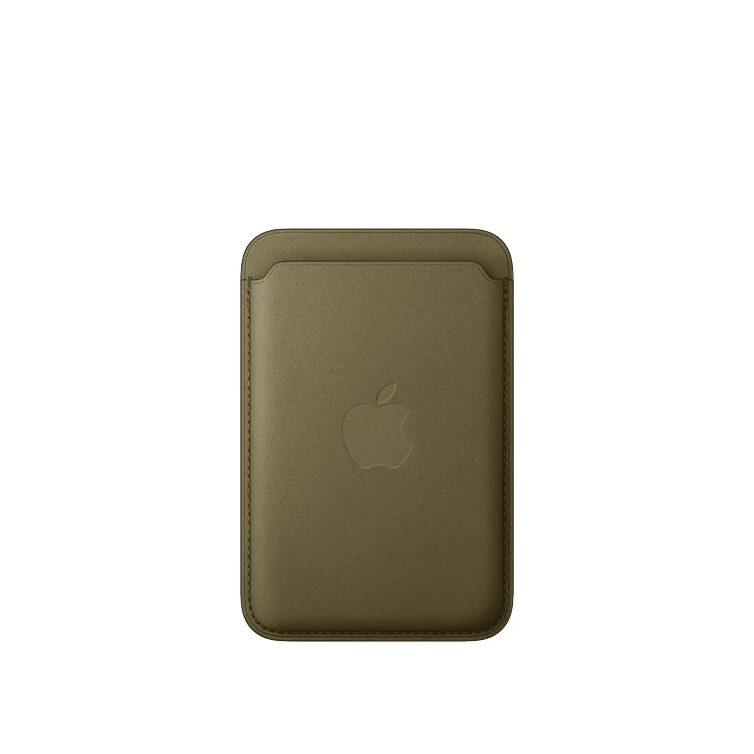 Apple iPhone Feingewebe Wallet mit MagSafe (dunkeloliv)