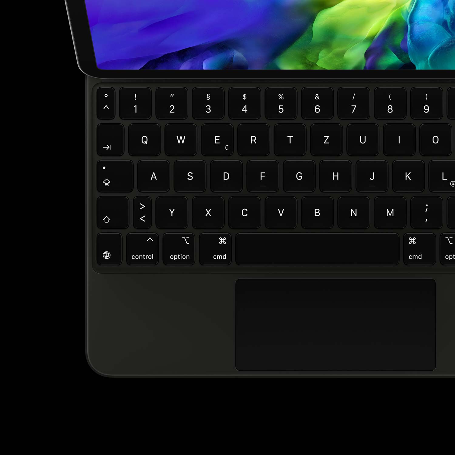 Apple Magic Keyboard für das 11'' iPad Pro (1.+2.+3. Generation) & iPad Air 10.9'' Schwarz - Deutsch