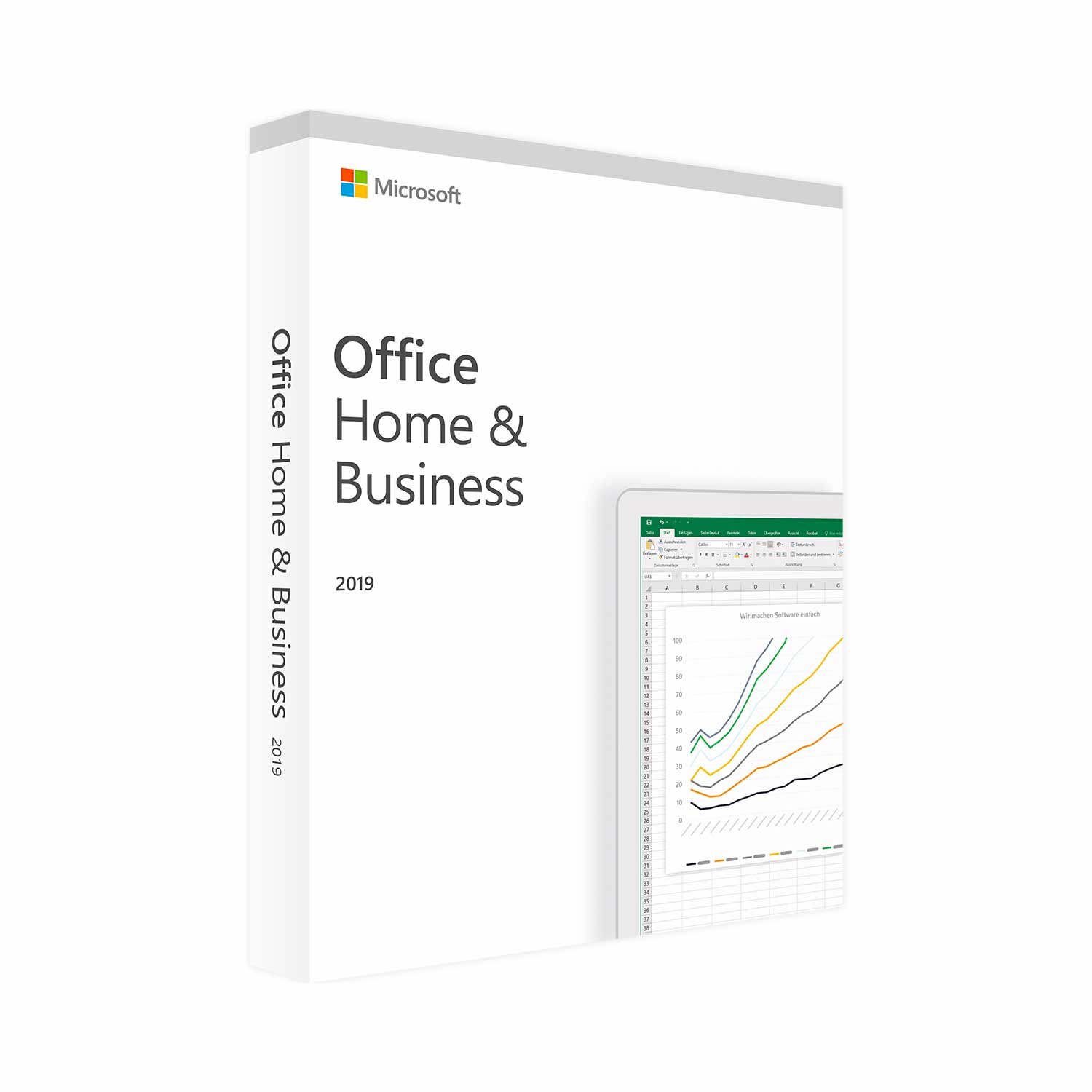 Microsoft Office 2019 Home & Business dt. Mac PKC