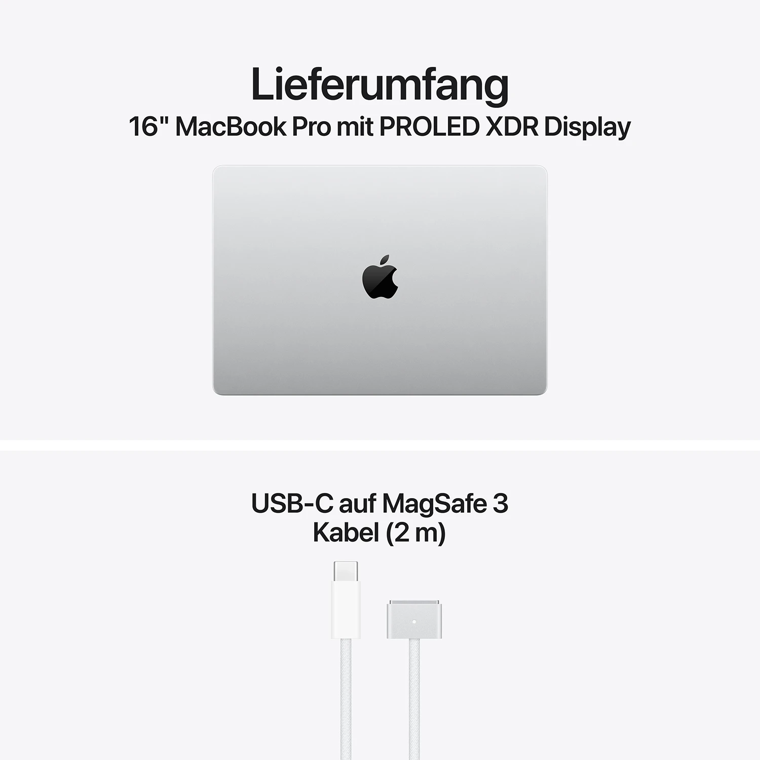 MacBook Pro 16'' M5 Pro 18C/20C - 24GB - 1TB - PROLED XDR Display Silber
