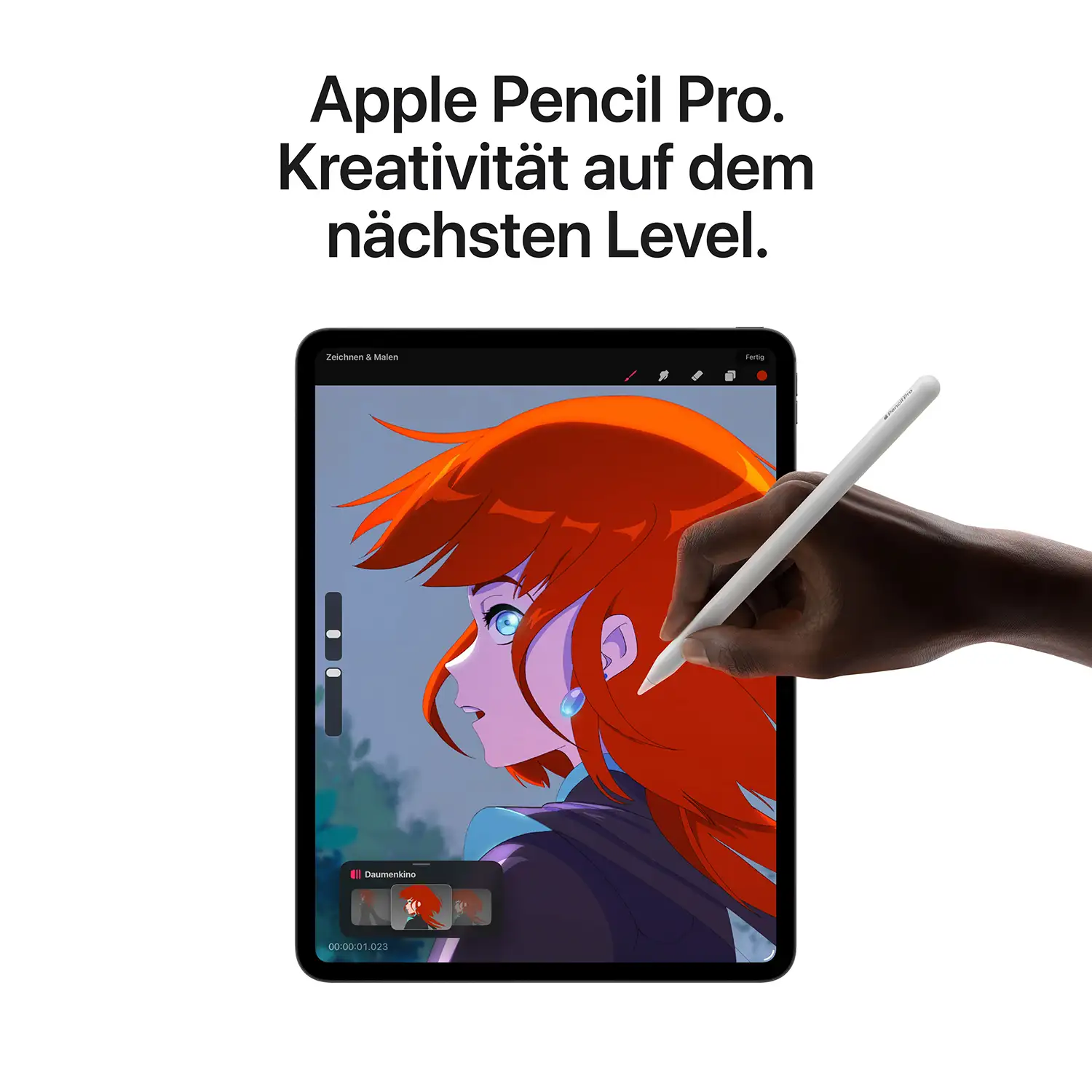 Apple iPad Pro 11 WiFi 256 GB Standardglas - Silber - 2025 Apple Pencil Pro