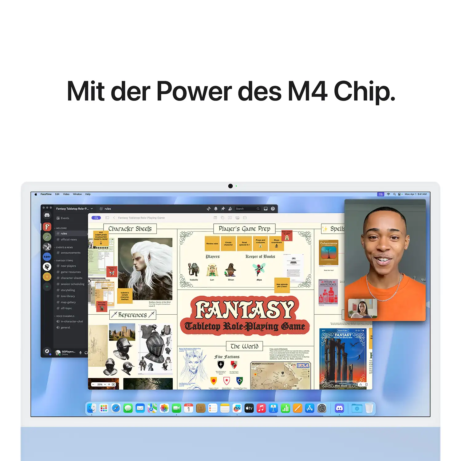 Produktbild: Imac m4 chip 2 port 24 in blau bild position 6