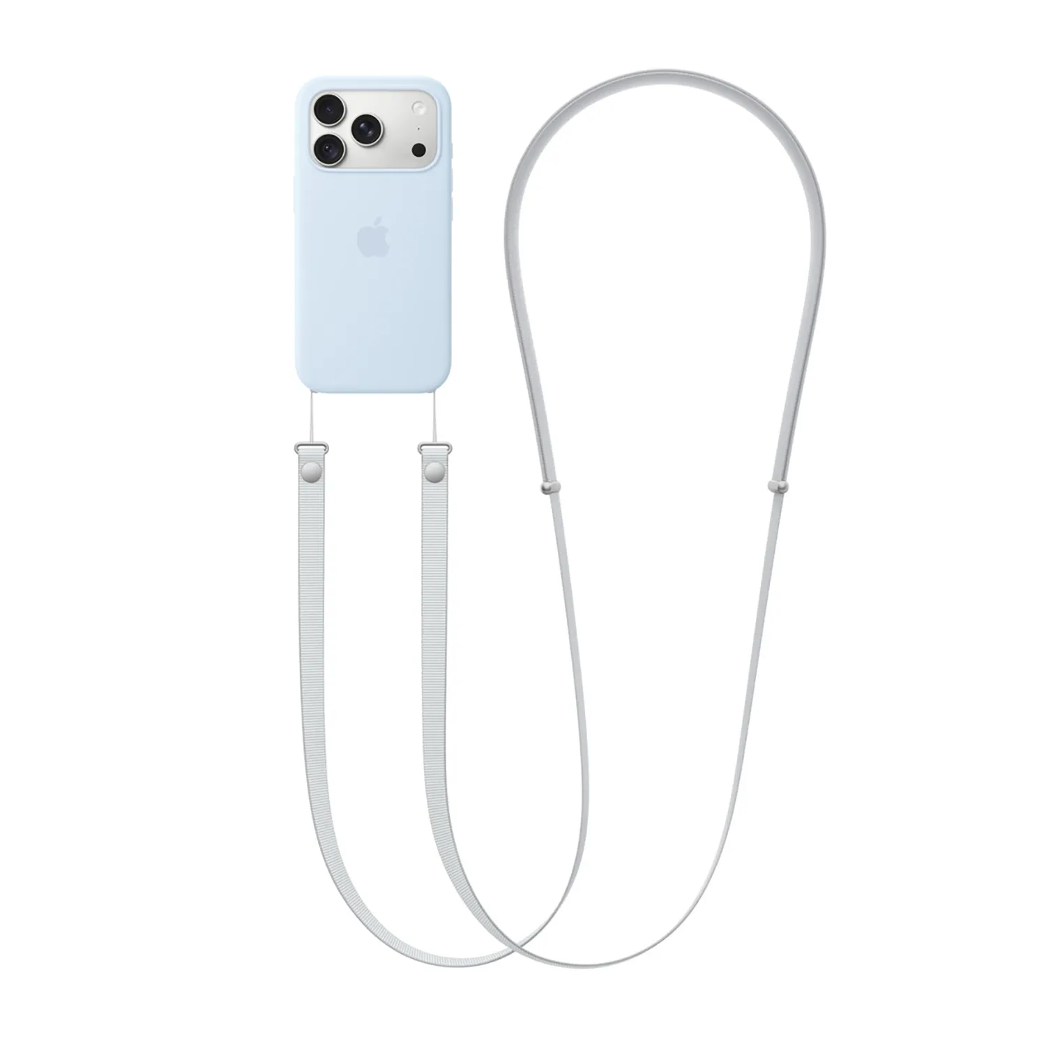 Apple Crossbody Band (hellgrau)