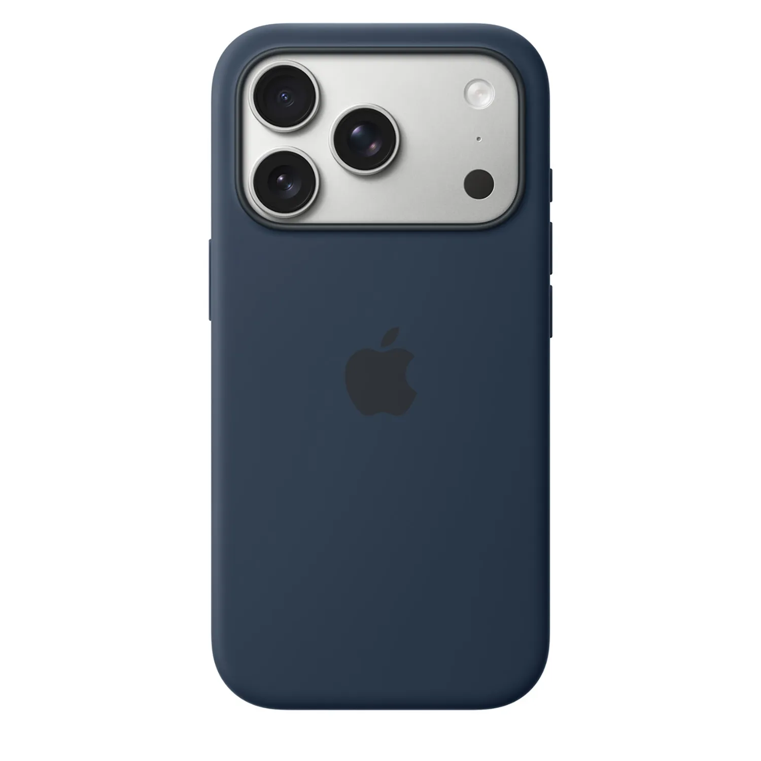 Apple Silikon Case iPhone 17 Pro mit MagSafe (mitternacht)