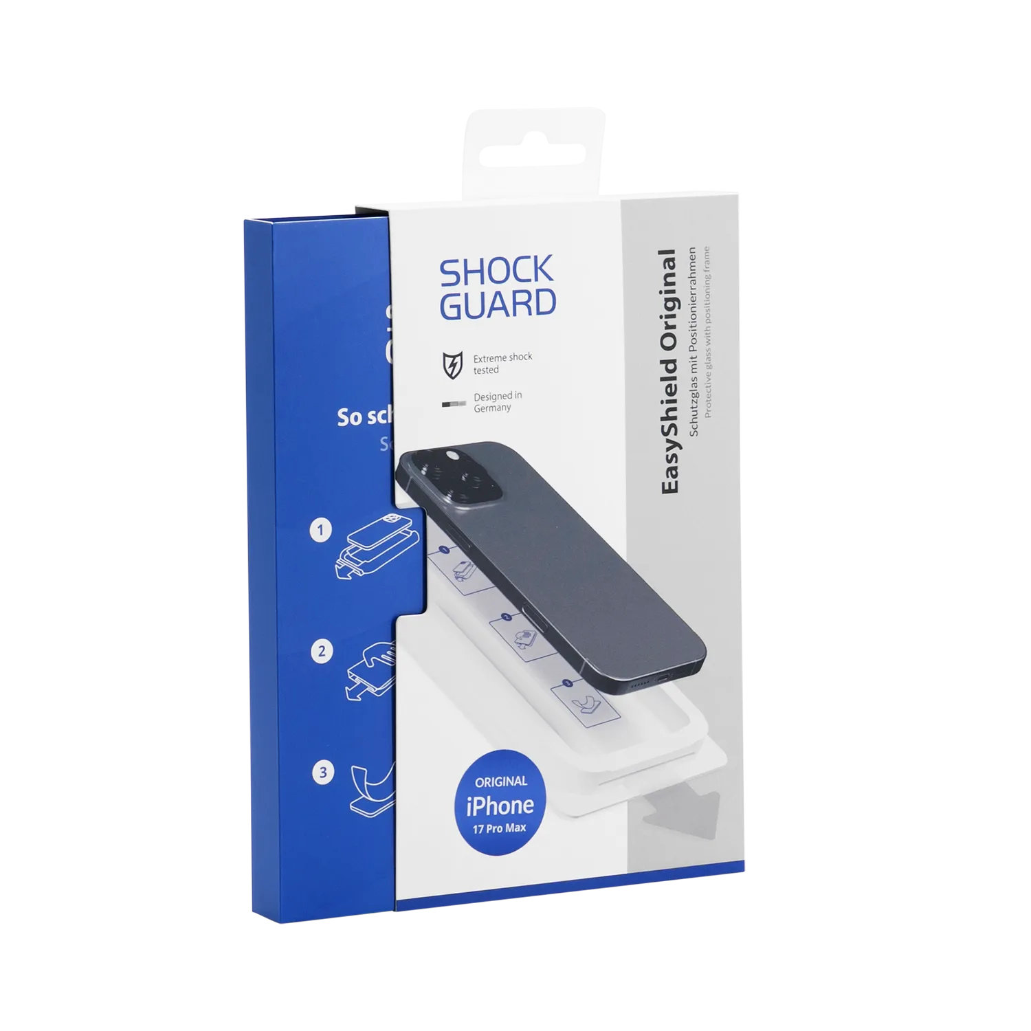 Shockguard EasyShield Original iPhone 17 Pro Max inkl. Positionierhilfe