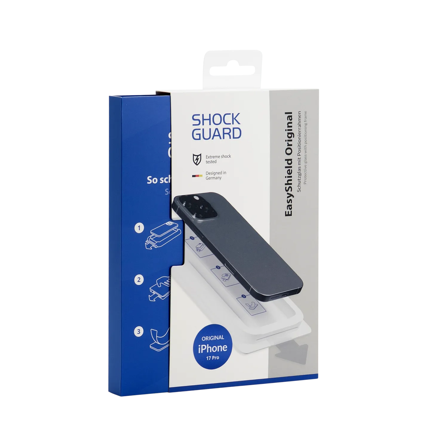 Shockguard EasyShield Original iPhone 17 Pro inkl. Positionierhilfe