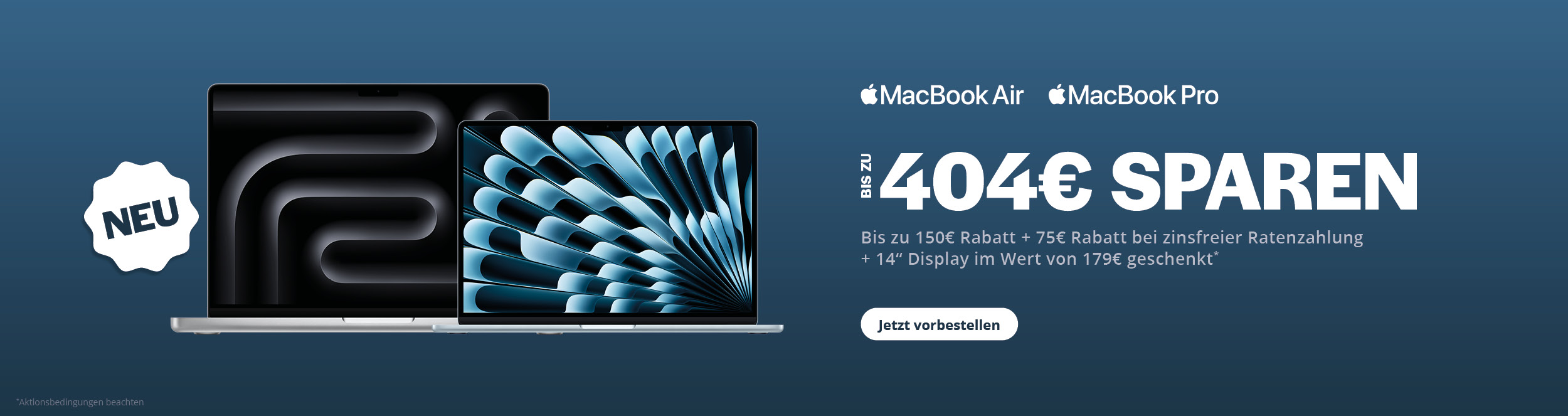 MacBook Air / Pro M5 Aktion dreifach sparen