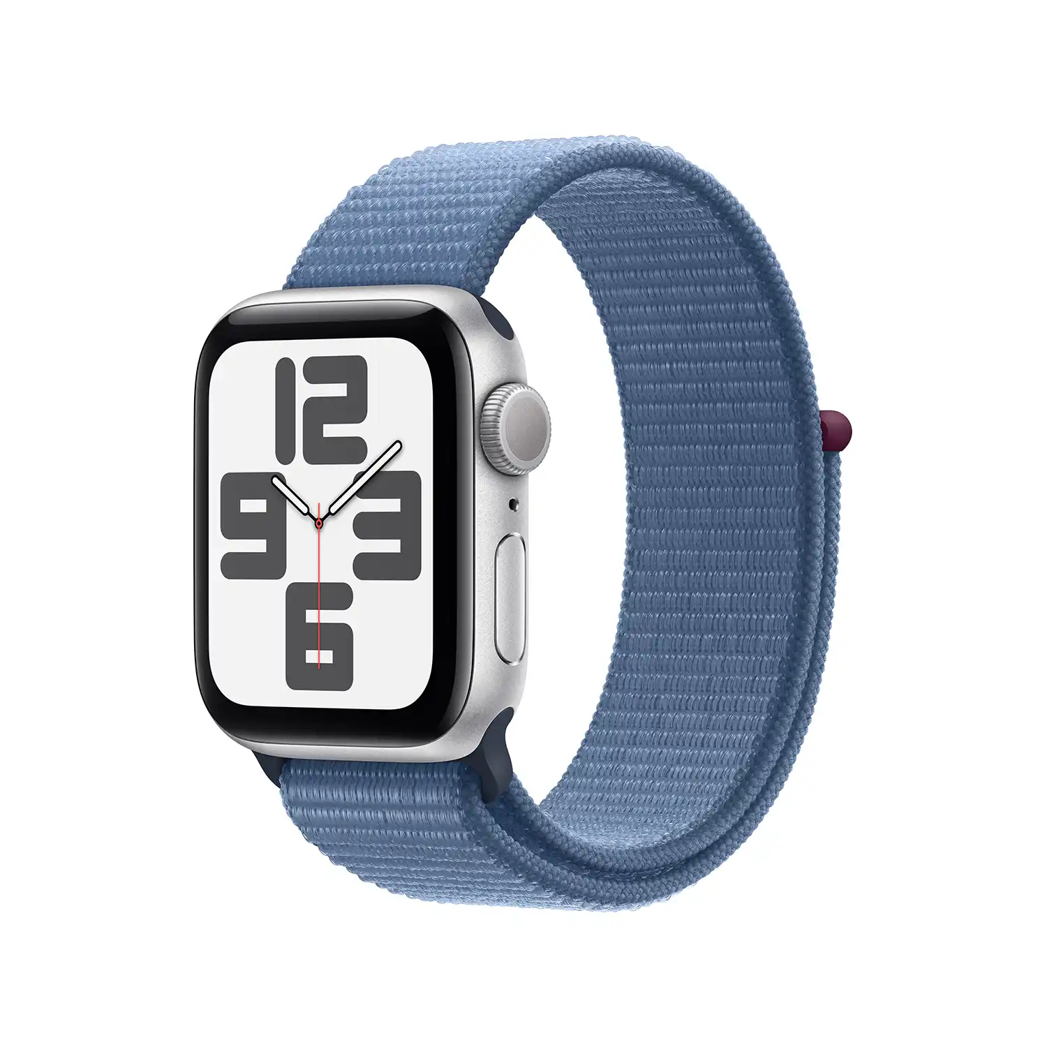 AppleWatch SE Aluminium 40mm Silber (Sport Loop winterblau) - 2023