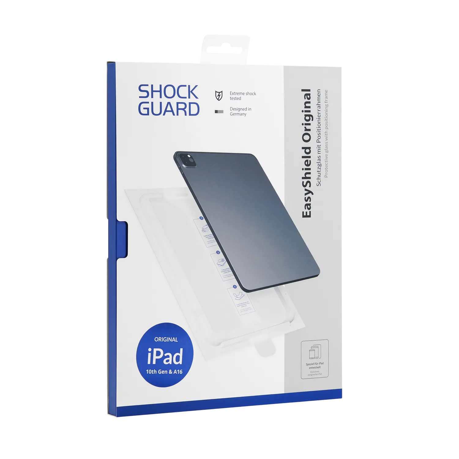 Shockguard EasyShield Original iPad 10th Gen & A16 inkl. Positionierhilfe