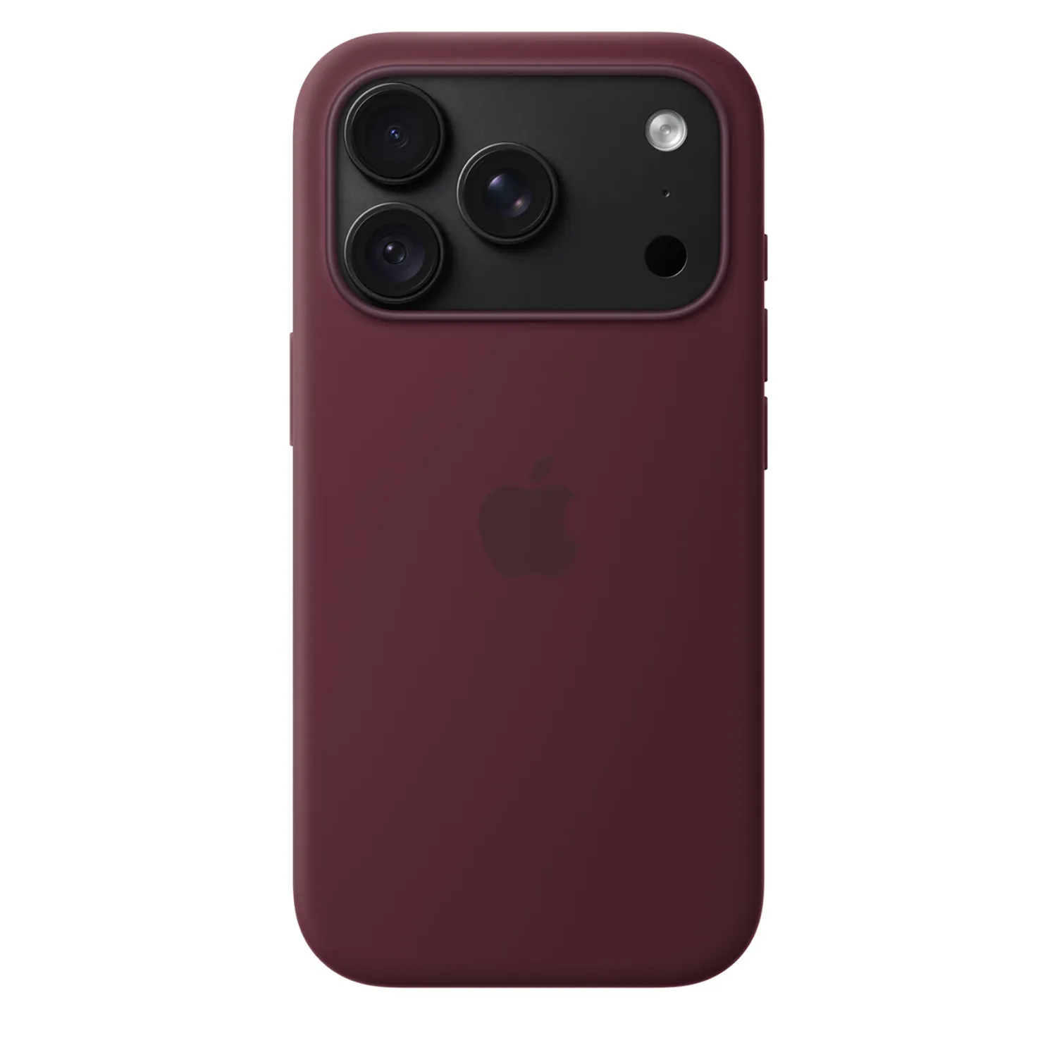 Apple Silikon Case iPhone 18 Pro mit MagSafe (burgunder)