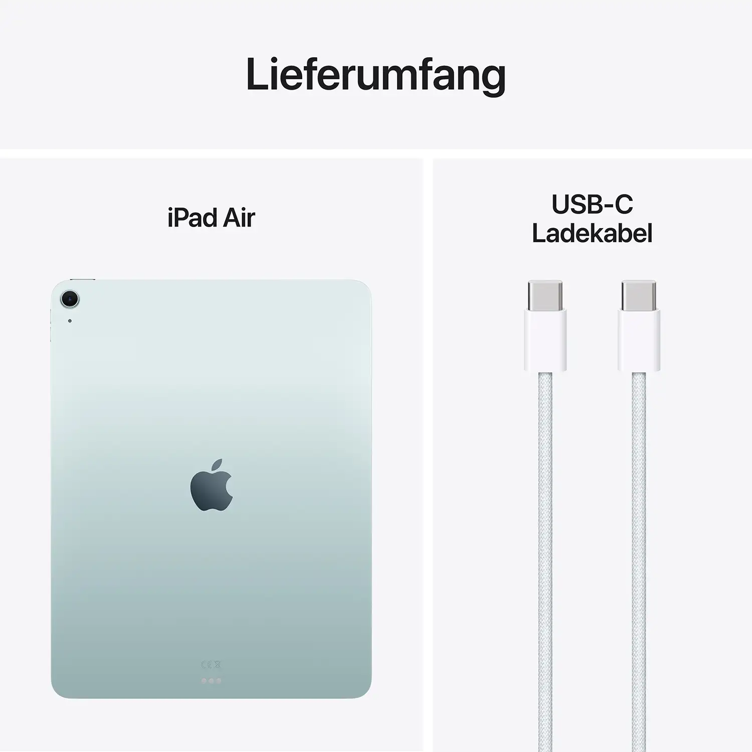 Apple iPad Air 13 Wi-Fi 128 GB Blau - 2025 Produktbild: Ipad air 13 inch m3 wifi blau bild position 10