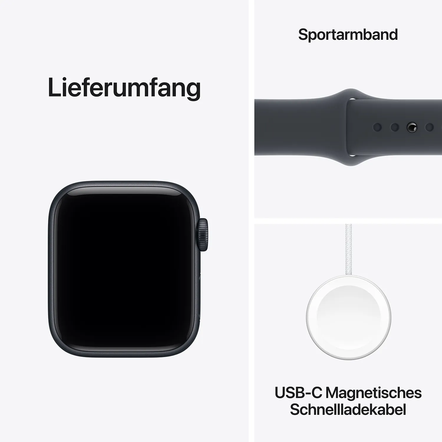 Lieferumfang der Apple Watch SE 3